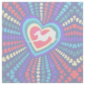 Italian Greyhound Heart Joann Fabric Iggy Liebe Stoff (Nahaufnahme)