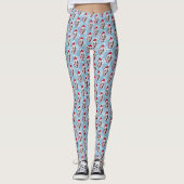 Italian Greyhound Santa Leggings (Vorderseite)