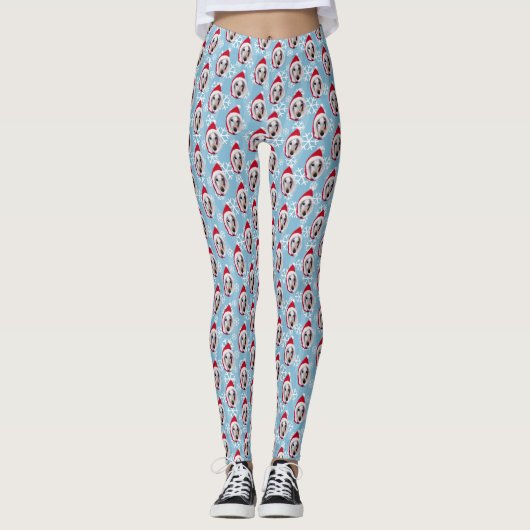 Italian Greyhound Santa Leggings (Vorderseite)