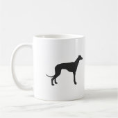 Italian Greyhound silhouette in black Kaffeetasse (Links)