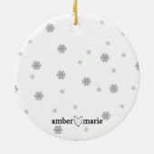 Italian Greyhound - Weihnachtsmannmütze Christmas  Keramik Ornament (Hinten)