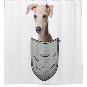 Italian Greyhound Whippet Chest Pocket For Dog Own Duschvorhang