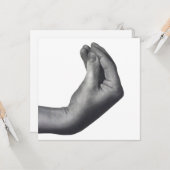 Italian Hand Karte (Vorderseite/Rückseite Beispiel)