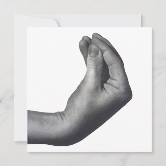 Italian Hand Karte (Vorderseite)