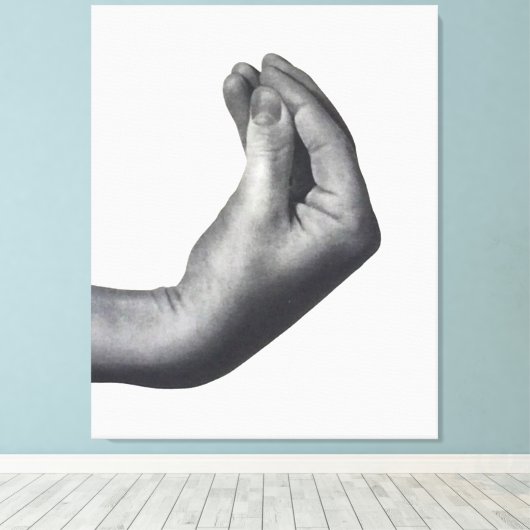 Italian Hand Leinwanddruck (Insitu (Holzboden))