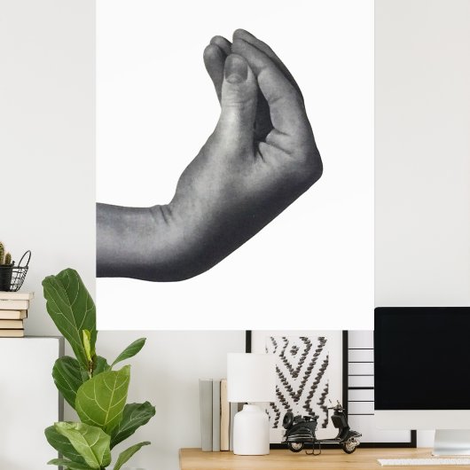 Italian Hand Poster (Heimbüro)
