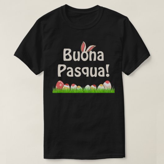 Italian Happy Easter Italy Easter Buona Pasqua T-Shirt (Design vorne)