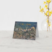 "Italian Hillside Village" Karte (Gelbe Blume)