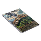 Italian Hilltown Spiral Foto Notebook Notizblock (Rechte Seite)