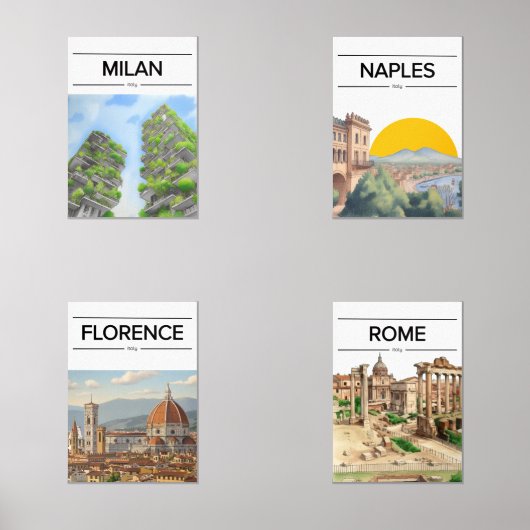 Italian Icons — City Art Set design office (Vorderseite)