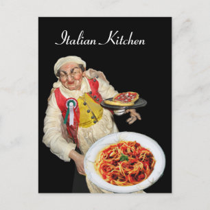 ITALIAN KITCHEN Rezept Postkarte