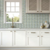 Italian Lemon Citrus Blue Majolica Tile Pattern Fliese