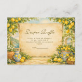 Italian Lemon Garden Diapper Raffle Begleitkarte (Vorderseite)