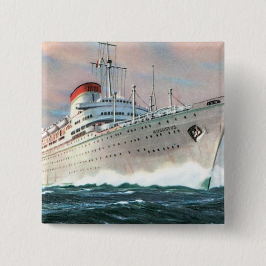 Italian Line's Augustus Button (Vorderseite)