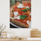 Italian Margherita Pizza Poster (Küche)
