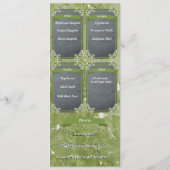 Italian menu restaurant 10,16 x 23,5 menükarte (Rückseite)