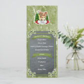 Italian menu restaurant 10,16 x 23,5 menükarte (Stehend Vorderseite)