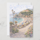 Italian Monterosso al Mare That’s Amore Einladung (Rückseite)