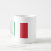 Italian Mug with Flag and Name of Anthem Kaffeetasse (Vorderseite Links)