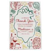 Italian Pasta Holy Cannoli Birthday Party Favor Mittlere Geschenktüte (Vorderseite)