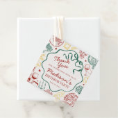 Italian Pasta Holy Cannoli Birthday Party Geschenkanhänger (Beispiel)