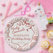 Italian Pasta Holy Cannoli Birthday Party Pappteller (Party)