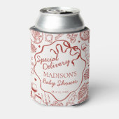 Italian Pasta Special Delivery Baby Shower Favor Dosenkühler (Kanne Rückseite)