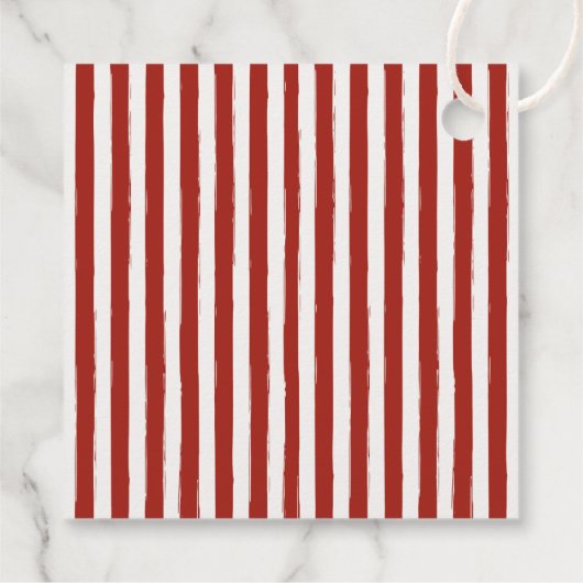 Italian Pasta Special Delivery Baby Shower Geschenkanhänger (Rückseite)