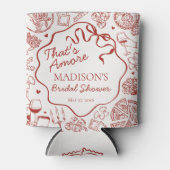 Italian Pasta Thats Amore Bridal Shower Favor Dosenkühler (Vorderseite)