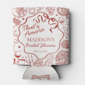 Italian Pasta Thats Amore Bridal Shower Favor Dosenkühler (Rückseite)