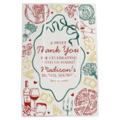 Italian Pasta Thats Amore Bridal Shower Favor Mittlere Geschenktüte (Rückseite)
