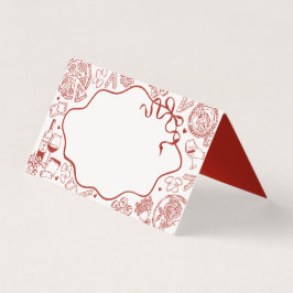 Italian Pasta Thats Amore Place Card Table Decor