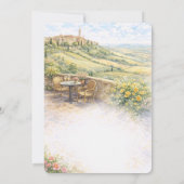 Italian Pienza That’s Amore Bridal Shower Einladung (Rückseite)