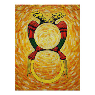 Italian Playing Cards - Ace of Coins, Denari Poster