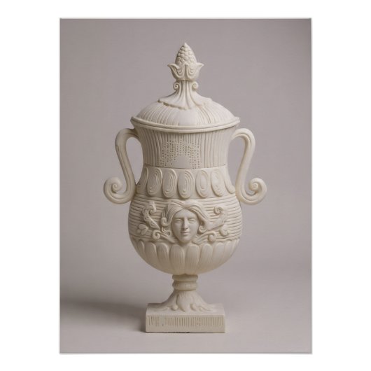 Italian Playing Cards - Ace of Cups, In Marble Poster (Vorderseite)