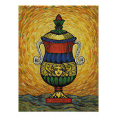 Italian Playing Cards - Ace of Cups, Scopa Coppa Poster (Vorderseite)