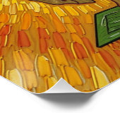 Italian Playing Cards - Cavalier of Clubs, Scopa Poster (Ecke)