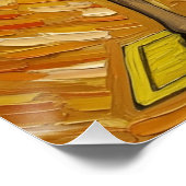 Italian Playing Cards - Cavalier of Coins Briscola Poster (Ecke)