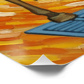 Italian Playing Cards - Cavalier of Swords, Scopa Poster (Ecke)