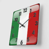 Italian polished quadratische wanduhr (Winkel)