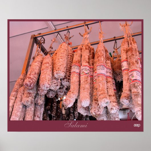 Italian Salami Poster (Vorne)