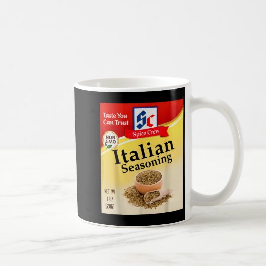 Italian Seasoning Condiment Costume Holiday Sce Co Kaffeetasse (Rechts)