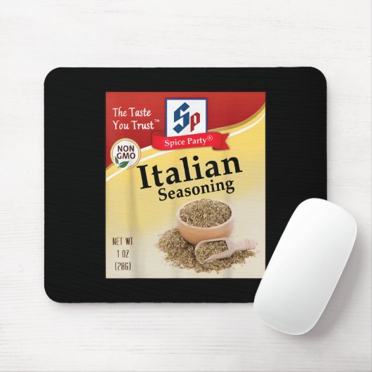 Italian Seasoning Condiment Holiday Sce Group Cost Mousepad (Mit Mouse)