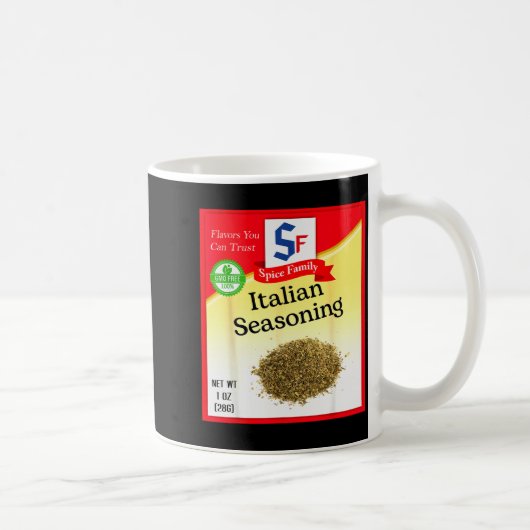 Italian Seasoning Sce Group Costume Family Matchin Kaffeetasse (Rechts)