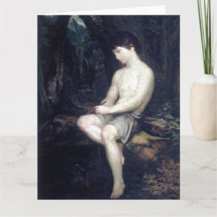 Italian Shepherd Boy Fine Art Greetings Card Karte