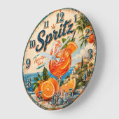 Italian Spritz  Große Wanduhr (Winkel)