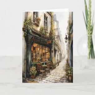 Italian Street Birthday Card Karte