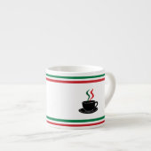 Italian stripes espresso espressotasse (Vorderseite Rechts)
