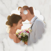 Italian-Style Wedding with Mediterranean Tiles Geschenkanhänger (Rückseite)