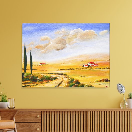 Italian Summer Leinwanddruck (Insitu (Wohnzimmer))